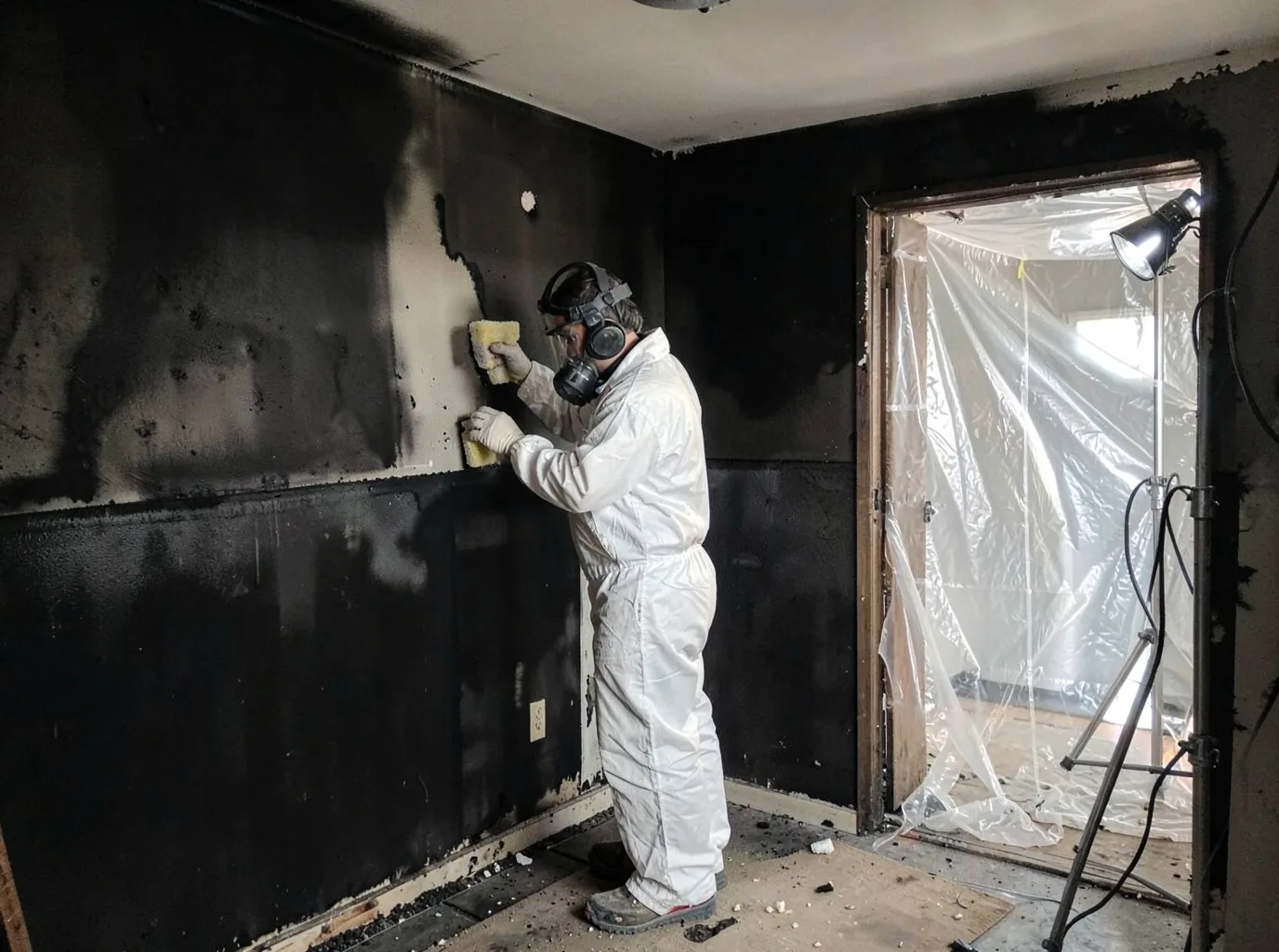 Fire Damage Restoration company in Montgomery, MI